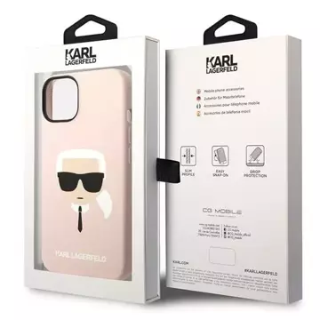 Etui Karl Lagerfeld KLHCP14MSLKHLP do iPhone 14 Plus 6,7" hardcase Silicone Karl`s Head