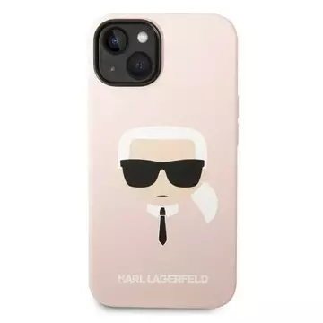 Etui Karl Lagerfeld KLHCP14MSLKHLP do iPhone 14 Plus 6,7" hardcase Silicone Karl`s Head