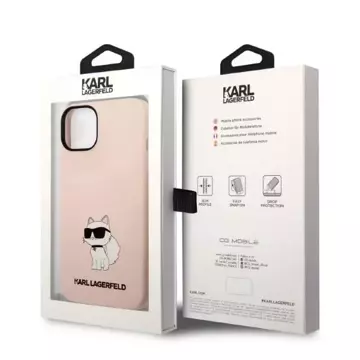 Etui Karl Lagerfeld KLHCP14MSNCHBCP do iPhone 14 Plus 6,7" hardcase Silicone Choupette