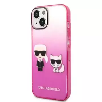 Etui Karl Lagerfeld KLHCP14MTGKCP do iPhone 14 Plus 6,7" hardcase Gradient Ikonik Karl & Choupette