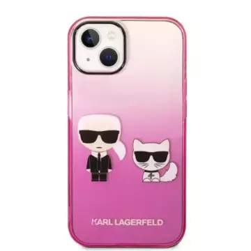 Etui Karl Lagerfeld KLHCP14MTGKCP do iPhone 14 Plus 6,7" hardcase Gradient Ikonik Karl & Choupette