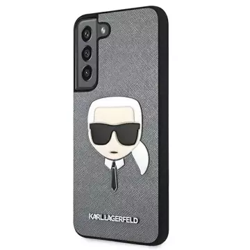 Etui Karl Lagerfeld KLHCS22MSAKHSL S906 do Samsung Galaxy S22+ Plus hardcase Saffiano Ikonik Karl`s Head