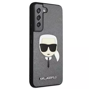 Etui Karl Lagerfeld KLHCS22MSAKHSL S906 do Samsung Galaxy S22+ Plus hardcase Saffiano Ikonik Karl`s Head