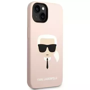 Etui Karl Lagerfeld KLHMP14MSLKHLP do iPhone 14 Plus 6,7" hardcase Silicone Karl`s Head Magsafe