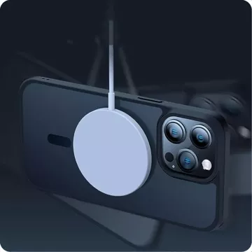 Etui Magmat Magsafe do Apple iPhone 15 Pro Matte Navy