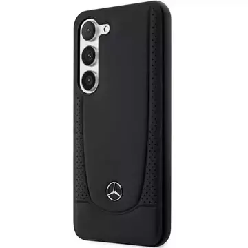 Etui Mercedes do Samsung Galaxy S23 HardCase Leather Urban Czarny