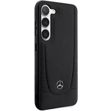 Etui Mercedes do Samsung Galaxy S23 HardCase Leather Urban Czarny