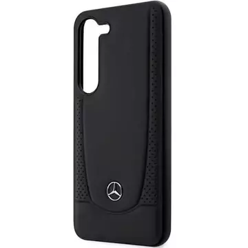 Etui Mercedes do Samsung Galaxy S23 HardCase Leather Urban Czarny