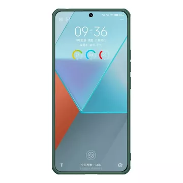 Etui Nillkin Super Frosted Shield Pro do Xiaomi Redmi Note 13 Pro 5G / Poco X6 5G - zielone