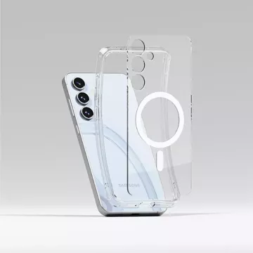 Etui Ringke Fusion Magnetic MagSafe do Samsung Galaxy s24 FE Clear Przezroczyste