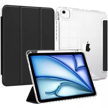 Etui SC Pen Hybrid do Apple iPad Air 13 2024 Black/Clear