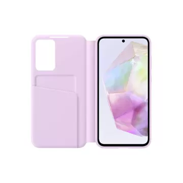 Etui Samsung Smart View Wallet EF-ZA356CVEGWW z klapką do Samsung Galaxy A35 - fioletowe