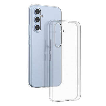 Etui Silikonowe ochronne TPU obudowa Alogy case do Samsung Galaxy A54 Przezroczyste + Szkło