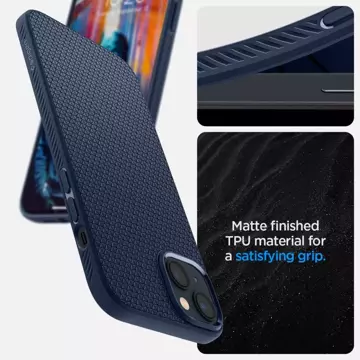 Etui Spigen Liquid Air do Apple iPhone 14 Plus Navy Blue