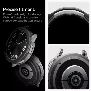 Etui Spigen Liquid Air do Samsung Galaxy Watch 6 Classic (43 mm) matte black