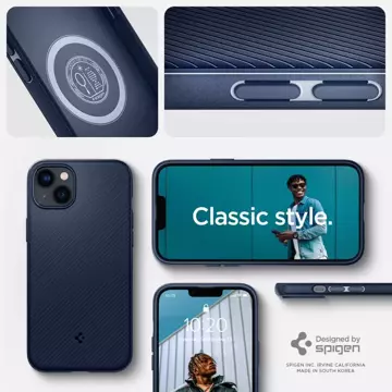 Etui Spigen Mag Armor do Apple iPhone 14 Plus Navy Blue