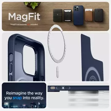 Etui Spigen Mag Armor do Apple iPhone 14 Pro Max Navy Blue