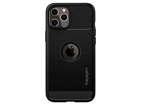 Etui Spigen Rugged Armor do Apple iPhone 12/ 12 Pro 6.1 Matte Black