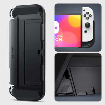 Etui Spigen Thin Fit Case obudowa do Nintendo Switch Oled Black