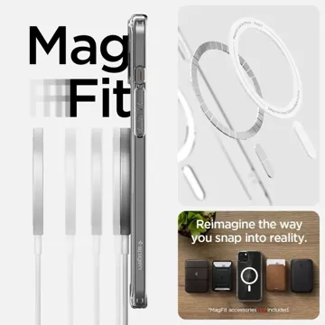 Etui Spigen Ultra Hybrid Mag Magsafe do Apple iPhone 15 Plus White