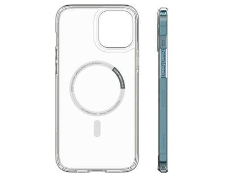 Etui Spigen Ultra Hybrid Mag do MagSafe Apple iPhone 12/ 12 Pro Crystal Clear