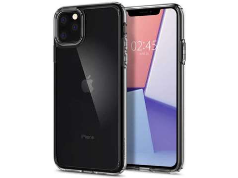 Etui Spigen Ultra Hybrid do Apple iPhone 11 Pro Crystal Clear + szkło