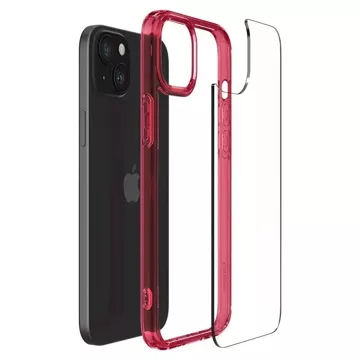 Etui Spigen Ultra Hybrid do Apple iPhone 15 - czerwone