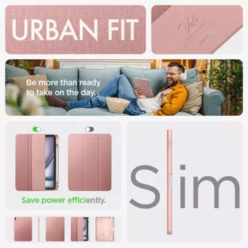 Etui Spigen Urban Fit do Apple iPad Air 10.9 4 / 5 / 2020-2022 / 11 6 / 2024 Rose Gold