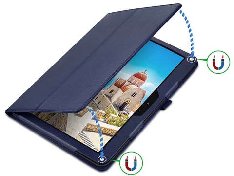 Etui Stand Cover Alogy stojak do Lenovo Tab M10 10.1 TB-X505 F/L Granatowe