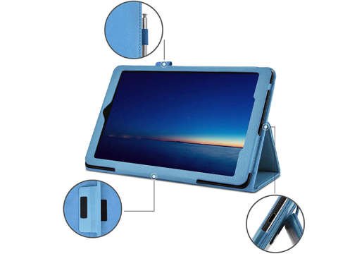 Etui Stand Cover Alogy stojak do Lenovo Tab M8 TB-8505 Niebieskie