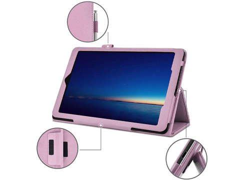 Etui Stand Cover Alogy stojak do Lenovo Tab M8 TB-8505 Różowe