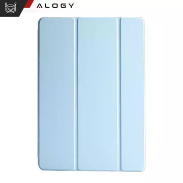 Etui + Szkło do Apple iPad 10gen. 10.9" 2022 obudowa na tablet Alogy Smart Case Pencil Holder Niebieskie