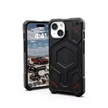 Etui UAG Monarch Pro - obudowa ochronna do iPhone 15 kompatybilna z MagSafe (kevlar black)