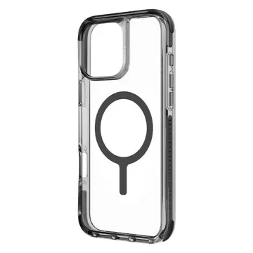 Etui UNIQ Combat do iPhone 16 6.1" Magclick Charging czarny/carbon black