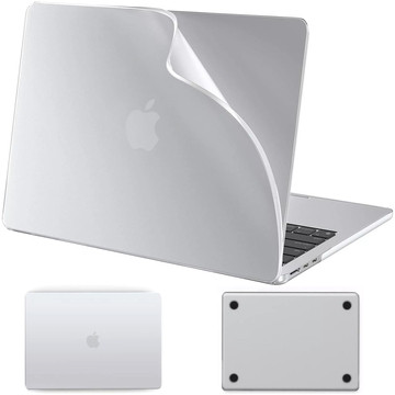 Etui do Apple Macbook Air 13.6 - M2/M3 2022/2023/2024/2025 Alogy AirGuard™ Elastyczna obudowa Matowa Przezroczysta Biel