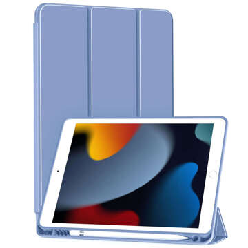 Etui do Apple iPad 10.2 9 gen 8/7 2021/2020/2019 Smart Pencil Case Alogy TPU obudowa na tablet Niebieskie