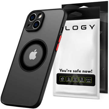 Etui do Apple iPhone 13 Mini obudowa Alogy Hybrid Mag Case do MagSafe z ochroną aparatu matowe czarne