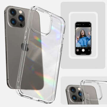 Etui do Apple iPhone 14 Pro obudowa case Spigen Ultra Hybrid Frost Clear