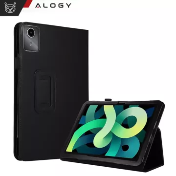 Etui do Lenovo Tab K11E / M11 10.95" TB330FU/TB330XU/TB331FC stojak pokrowiec obudowa z klapką na tablet Case Alogy Czarne