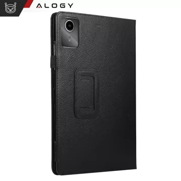 Etui do Lenovo Tab K11E / M11 10.95" TB330FU/TB330XU/TB331FC stojak pokrowiec obudowa z klapką na tablet Case Alogy Czarne