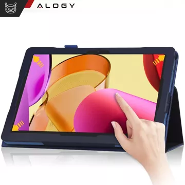 Etui do Lenovo Tab K11E / M11 10.95" TB330FU/TB330XU/TB331FC stojak pokrowiec obudowa z klapką na tablet Case Alogy Granatowe