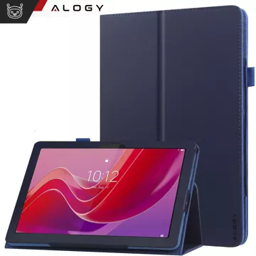 Etui do Lenovo Tab K11E / M11 10.95" TB330FU/TB330XU/TB331FC stojak pokrowiec obudowa z klapką na tablet Case Alogy Granatowe