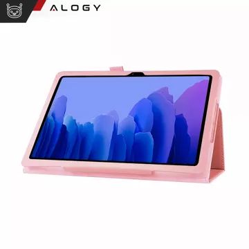 Etui do Lenovo Tab K11E / M11 10.95" TB330FU/TB330XU/TB331FC stojak pokrowiec obudowa z klapką na tablet Case Alogy Różowe