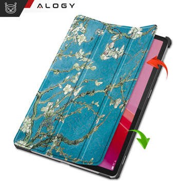 Etui do Lenovo Tab M11 10.95" TB330FU / TB330XU / TB331FC obudowa na tablet Case Alogy Book Cover Kwitnący migdałowiec (van Gogh)