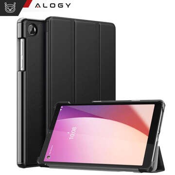 Etui do Lenovo Tab M8 4gen TB300XU TB300FU Book Cover Case obudowa futerał Alogy Czarne