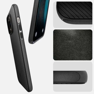 Etui do MagSafe Spigen Mag Armor do Apple iPhone 14 Pro Max Matte Black