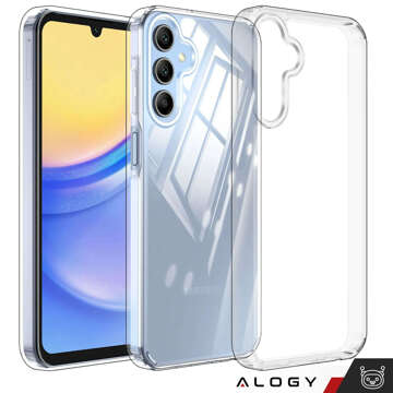 Etui do Samsung Galaxy A15 4G/5G, Galaxy A25 5G obudowa plecki futerał Hybrid Clear Case Alogy Przezroczyste