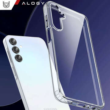 Etui do Samsung Galaxy A15 4G/5G, Galaxy A25 5G obudowa plecki futerał Hybrid Clear Case Alogy Przezroczyste