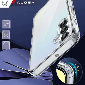 Etui do Samsung Galaxy A15 4G/5G, Galaxy A25 5G obudowa plecki futerał Hybrid Clear Case Alogy Przezroczyste