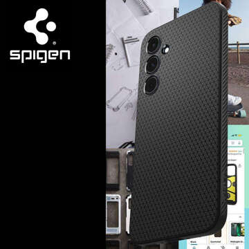 Etui do Samsung Galaxy A35 5G Spigen Liquid Air Case obudowa plecki czarne matowe Matte Black